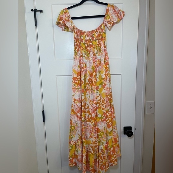 NWT Petal & Pup Feliz Off Shoulder Maxi Dress Size S - Picture 3 of 6